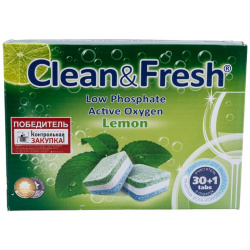 Таблетки для посудомоечных машин Clean&Fresh  Cd1330