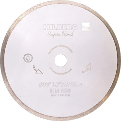 Отрезной диск алмазный Hilberg HM680 Super Hard 300х32/25 4 мм  сплошной