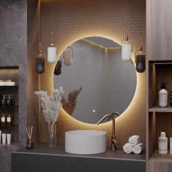 Круглое зеркало для ванной ALIAS m60603 Муза