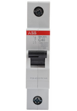 Однополюсный автоматический выключатель ABB 2CDS211001R0404 SH201