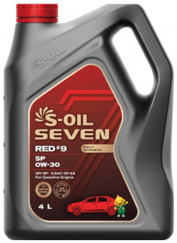 Моторное масло S OIL SEVEN E108284 4 л