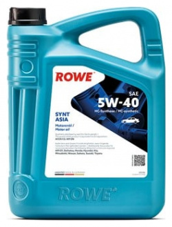 Полусинтетическое моторное масло Rowe 20246 0040 99 HIGHTEC SYNT ASIA SAE 5W