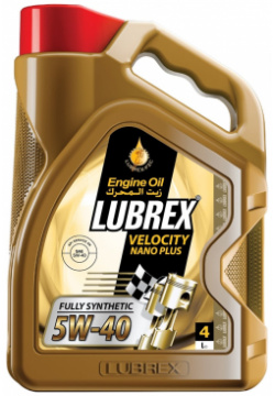 Синтетическое моторное масло LUBREX 869796 VELOCITY NANO PLUS 5W 40