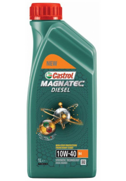 Полусинтетическое моторное масло Castrol 15CA2F Magnatec Diesel 10w40 B4 DUALOCK
