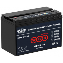 Тяговый аккумулятор для лодочного электромотора WBR  MB 100 12
