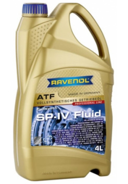 Трансмиссионное масло RAVENOL 1211107 004 01 999 ATF SP IV Fluid