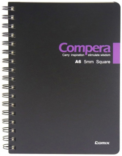 Блокнот COMIX CPA6807 BLK/PU Compera Bond