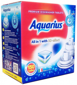 Таблетки для посудомоечных машин LOTTA 4660002311168 Aquarius ALLin1 mega