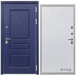 Входная правая дверь DIVA УТ 00074582 Д11 Белый Софт