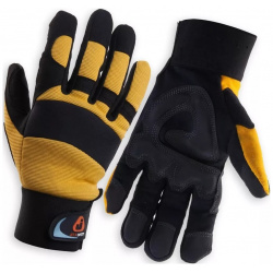 Антивибрационные перчатки Jeta Safety JAV01 VP 11/XXL  р 11/ХХl черно желтые