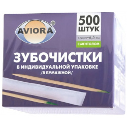 Бамбуковые зубочистки AVIORA  401 487