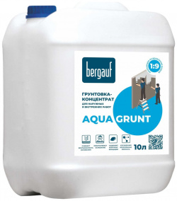 Грунтовка концентрат для наружных и внутренних работ Bergauf 50313 aqua grunt