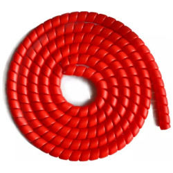 Спиральная пластиковая защита PARLMU PR0300500 2 SG 26 F13 k2  полипропилен размер плоская поверхность цвет красный длина м