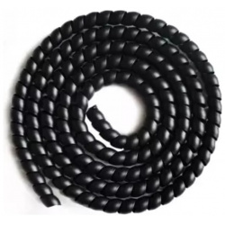 Спиральная пластиковая защита PARLMU PR0101000 2 SG 40 F11 k2  полипропилен размер плоская поверхность цвет черный длина м