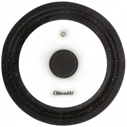Крышка для сковородок Olivetti  GLU24 black marble