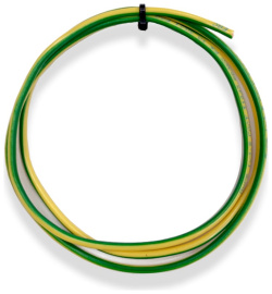 Установочный провод ПРОВОДНИК OZ341571L700 ПуГПнгA HF 1x6 мм2 Зелено желтый  700м