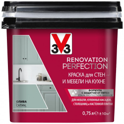 Краска для стен и мебели на кухне V33 119701 RENOVATION PERFECTION