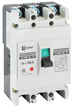 Автоматический выключатель EKF mccb99 100 100m PROxima ВА 99М