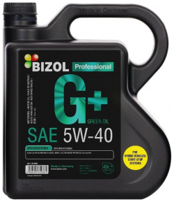 НС синтетическое моторное масло Bizol 81036 Green Oil+ 5W 40  SN C3