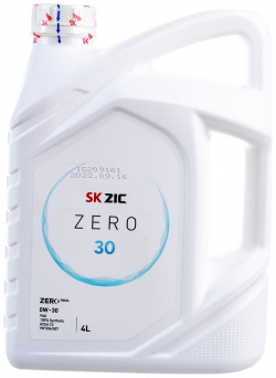 Синтетическое масло zic Lubricants162676 ZERO 30 0w 30; SN