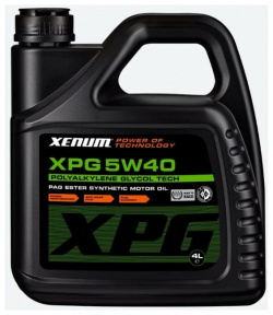 Моторное масло XENUM 1624004 XPG 5W40