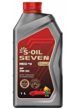 Моторное масло S OIL SEVEN E108295 RED#9 SP 5W 30