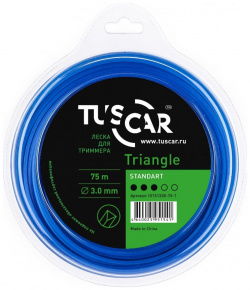 Леска для триммера TUSCAR 10151330 75 1 Triangle Standart