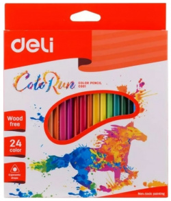 Цветные карандаши DELI 410933 ColoRun EC00120