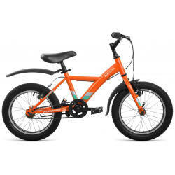 Велосипед FORWARD RBK22FW16577 DAKOTA 16 (16 1 ск  рост 10 5) 2022 ярко оранжевый/бирюзовый
