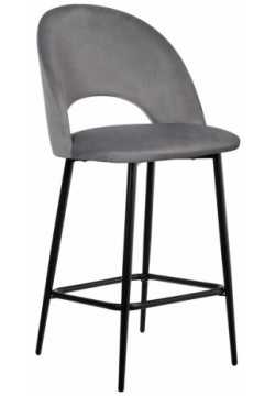 Полубарный стул BRADEX RF 0049 leo темно серый