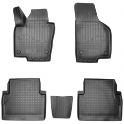 Салонные коврики для Volkswagen Sharan II 3D 2010 5 мест UNIDEC  NPA11 C95 544 1