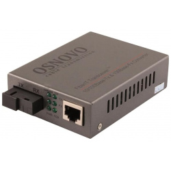 Оптический Fast Ethernet медиаконвертер OSNOVO  sct1073