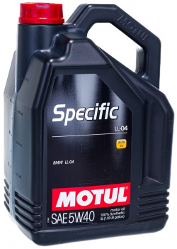 Синтетическое масло MOTUL 101274 Specific LL 04 BMW 5W40