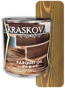 Масло для пола и паркета Kraskovar 1747 Parquet oil