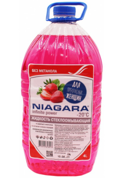 Жидкость омывания стекол NIAGARA 1016010008 Клубника летняя