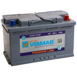 Аккумуляторная батарея VISMAR 8699358020055 PR 6CT 84 EFB L R 0