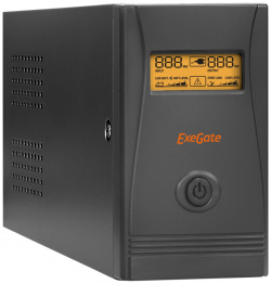 Источник бесперебойного питания ExeGate 285566 Power Smart ULB 600 LCD AVR C13