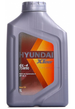 Трансмиссионное масло HYUNDAI XTeer 1011435 Gear Oil 4 75W 90 GL