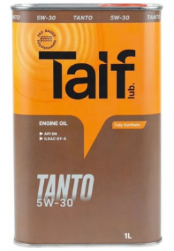Моторное масло TAIF 211041 TANTO 5W 30