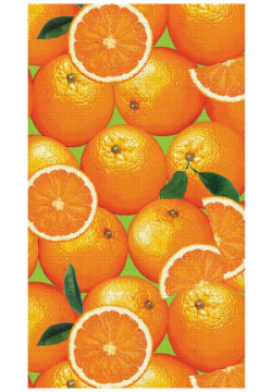 Полотенце вафельное Самойловский текстиль 764538 Апельсины