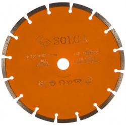 Сегментный алмазный диск по железобетону Solga Diamant 12803230 BASIC
