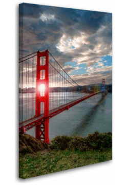 Постер Студия фотообоев 2530360 Мост в Сан Франциско