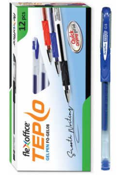 Гелевая ручка Flexoffice FO GEL08 BLUE tepco