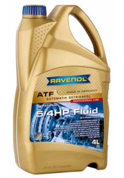 Трансмиссионное масло RAVENOL 1212104 004 01 999 ATF 5/4 HP Fluid л  new