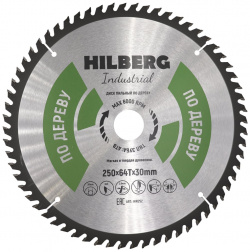 Пильный диск по дереву Hilberg HW252 Industrial