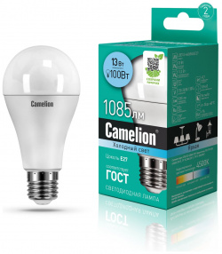 Светодиодная лампа Camelion 12046 LED13 A60/845/E27