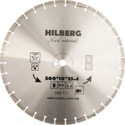 Отрезной алмазный диск Hilberg HM111 Hard Materials