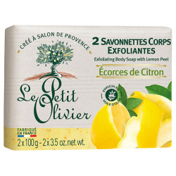 LE PETIT OLIVIER Мыло для тела отшелушивающее с перемолотой цедрой лимона Ecorces de Citron Body Soap LPO005202