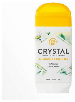 CRYSTAL Дезодорант твердый невидимый Ромашка и Зеленый чай Invisible Soud Deodorant CRY025375