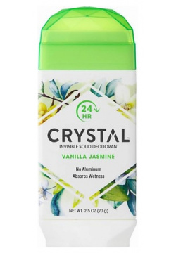 CRYSTAL Дезодорант твердый невидимый Ваниль Жасмин Invisible Soud Deodorant CRY025475